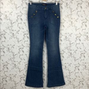 Suede Brand Flare Jeans